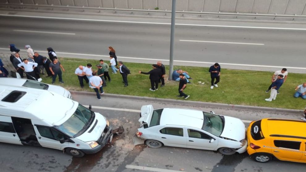 Malatya'da 4 Araçlık Zincirleme Kaza: 1 Yaralı