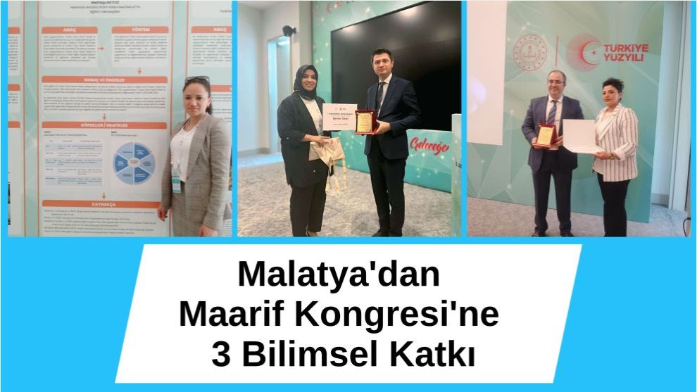Malatya'dan Maarif Kongresi'ne 3 Bilimsel Katkı