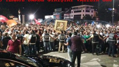 Demokrasi Nöbeti Malatya'da Devam Ediyor