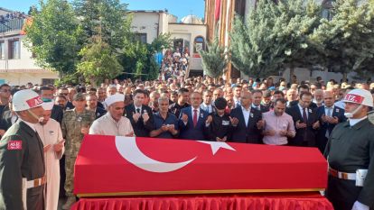 Pençe-Kilit Şehidi Abdurrahman Akdoğan Pütürge'de Son Yolculuğuna Uğurlandı
