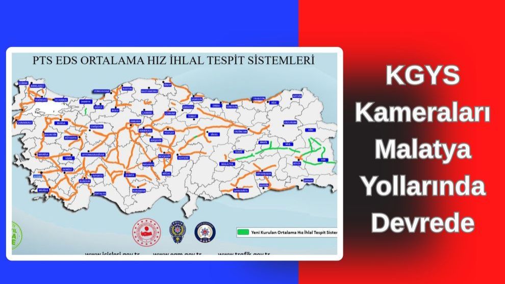 KGYS Kameraları Malatya Yollarında Devrede: Ortalama Hız Denetimi Başladı!