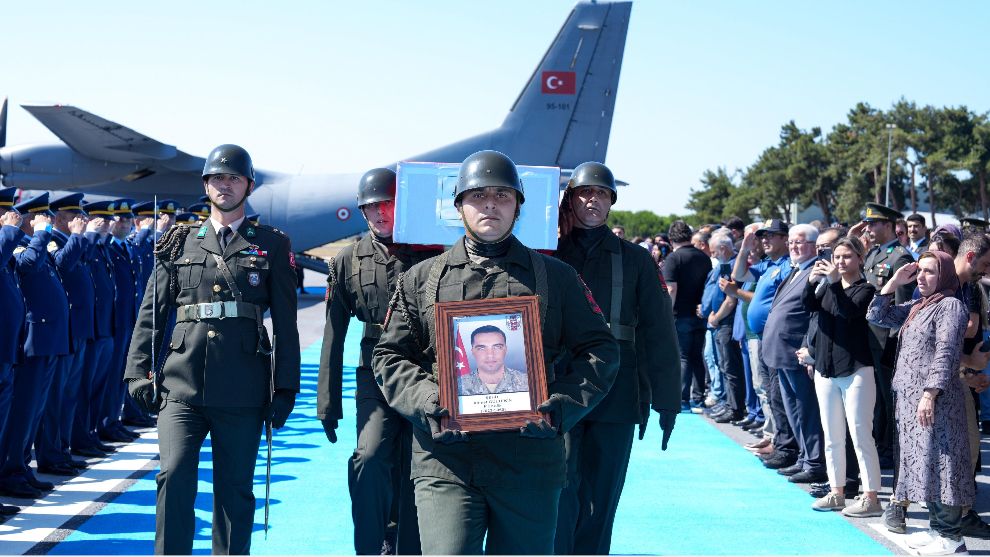 Pençe-Kilit şehidi Malatyalı Ahmet Gültekin'in naaşı İstanbul'a Götürüldü
