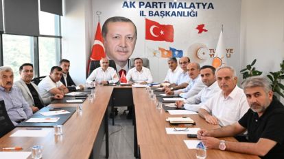 AK Parti'de “Erdoğan'ın Malatya'ya Gelişi” Toplantısı