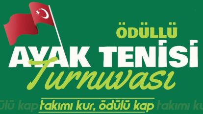 Battalgazi'de Zafer Bayramına Özel Ayak Tenisi Turnuvası
