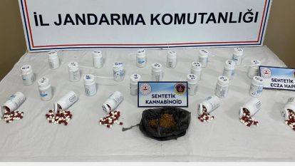 Malatya'da Jandarma Operasyonunda Uyuşturucu ve Hap Ele Geçirildi