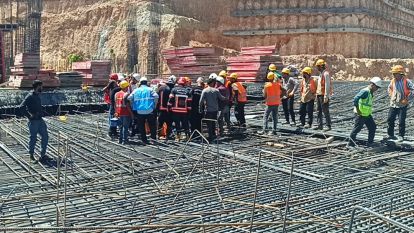 Malatya'da Otel İnşaatında İş Kazası: Bir İşçi Yaralandı