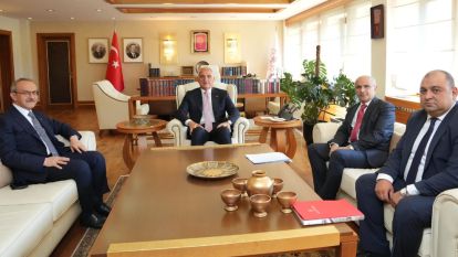 Vali Yavuz ve Başkan Er, Bakan Ersoy'u ziyaret etti... Kültür Yolu Festivali Konuşuldu