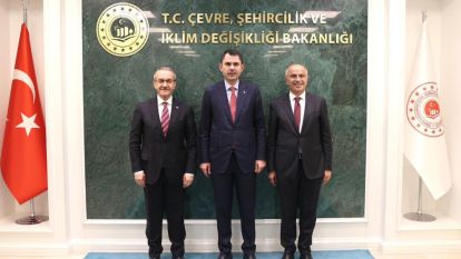 Vali Yavuz ve Başkan Er'den Bakan Kurum'a Talep Ziyareti