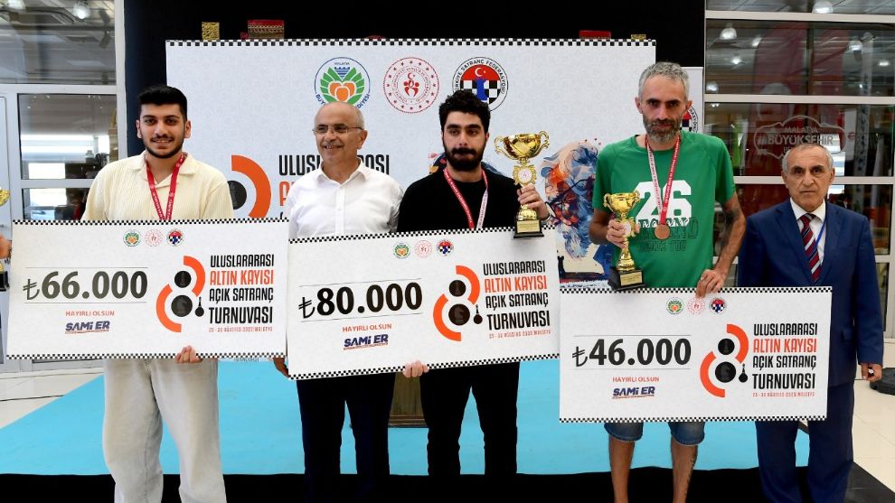8. Uluslararası Altın Kayısı Satranç Turnuvasında Ödül Alanların Listesi