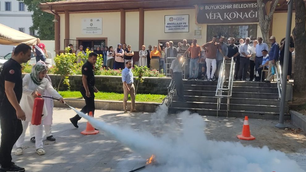 Afet anında doğru davranış şekilleri anlatıldı