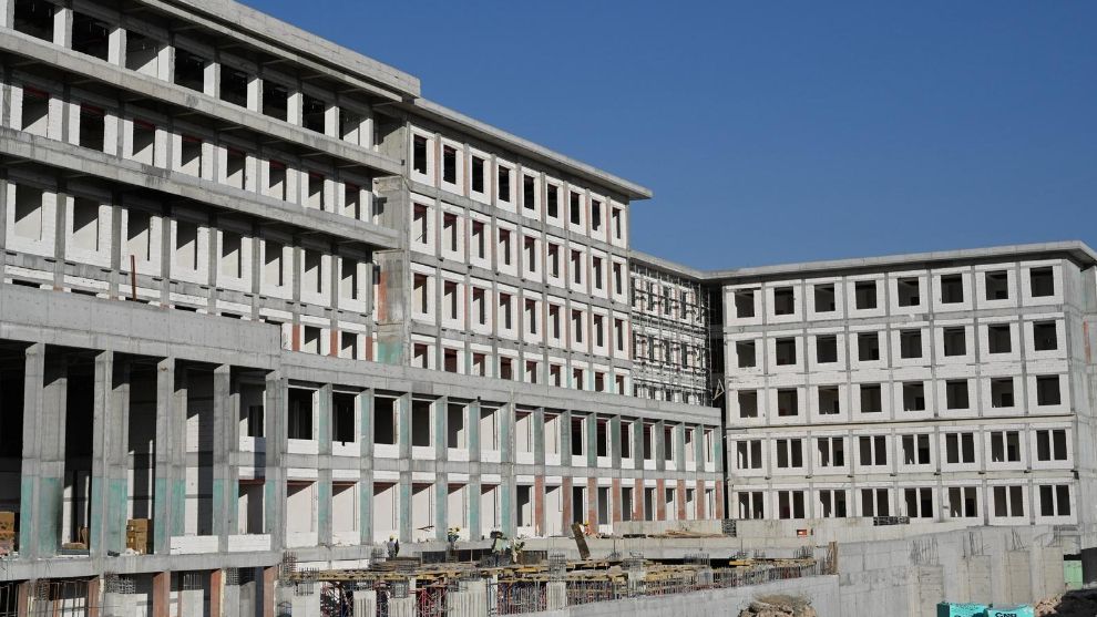 Malatya Adalet Sarayı'nda Kaba İnşaat Tamamlandı