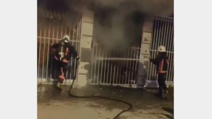  Battalgazi'de Atölye Yangını Kontrol Altına Alındı