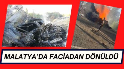 Freni Boşalan Tır Otobüse Çarptı, Alevlere Teslim Oldu: Faciadan Dönüldü