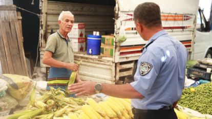  Pazar giriş ve çıkışlarına hassas teraziler yerleştirildi