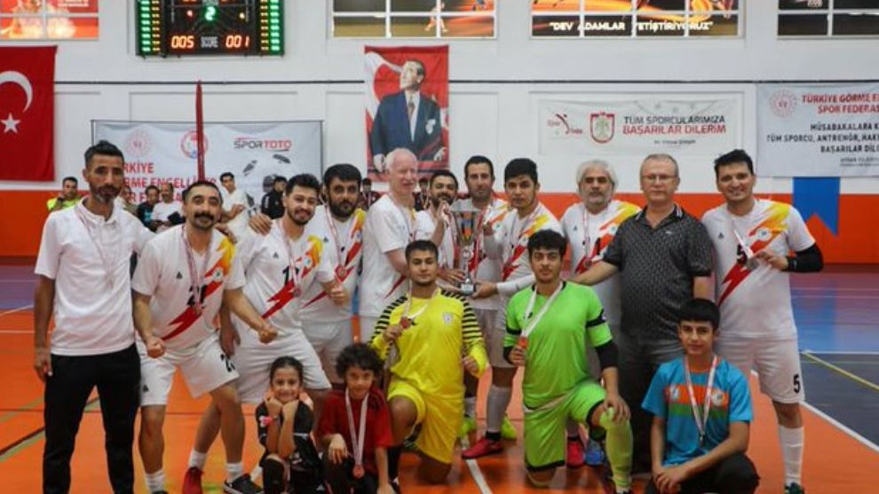 Malatya Görme Engelliler Futsal Takımı 1. Lige Yükseldi