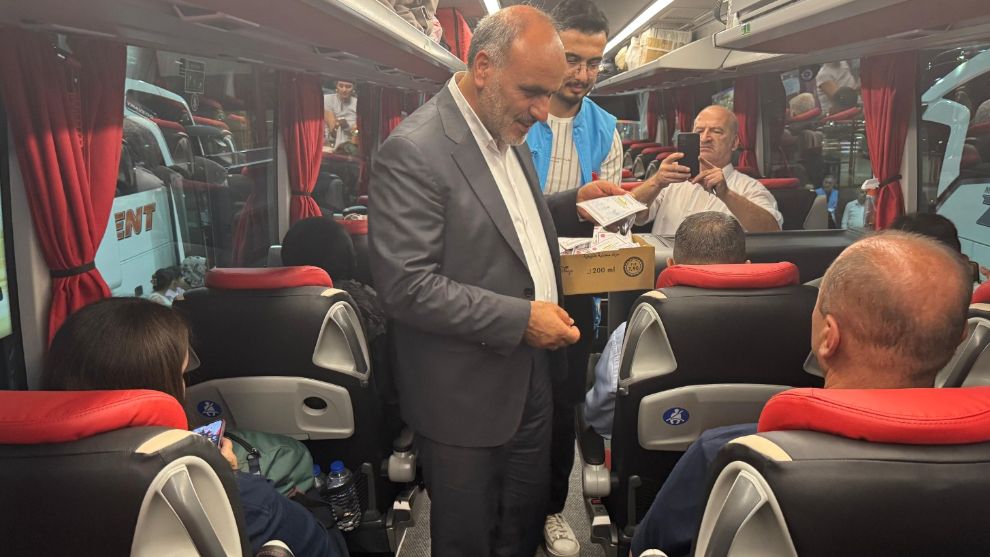 Malatya Müftülüğü Mevlid-i Nebi için yolcularla buluştu