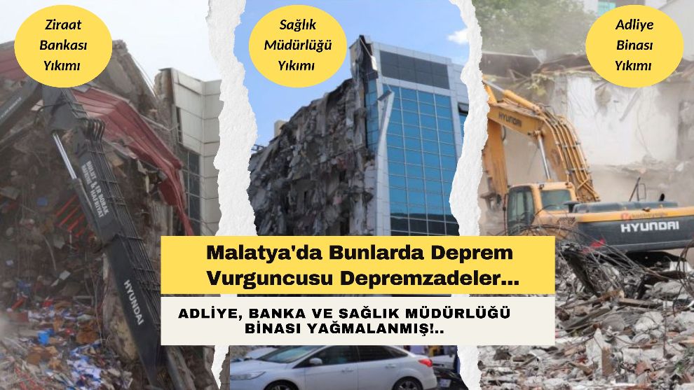 Malatya'da Bunlarda Deprem Vurguncusu Depremzadeler...