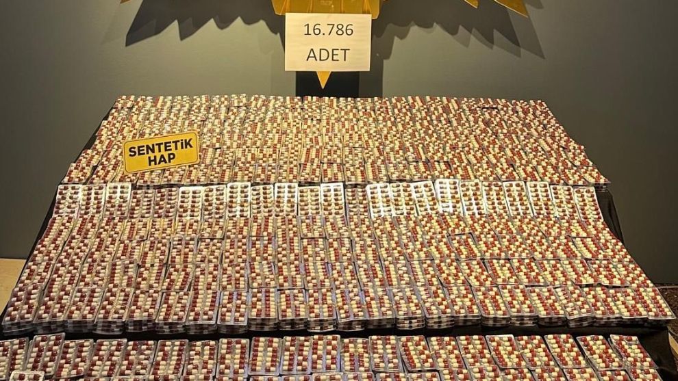 Malatya'ya 16 bin 786 uyuşturucu hapın girişi engellendi