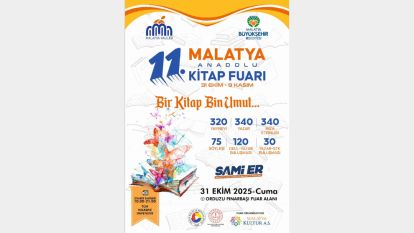 11. Malatya Anadolu Kitap Fuarı Kapılarını Açıyor