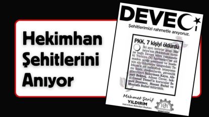 Hekimhan Şehitlerini Anıyor