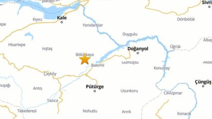 Pütürge'yi Deprem Uyandırdı 