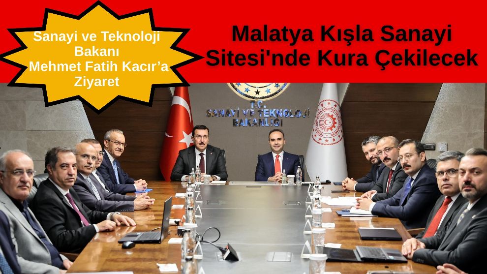 Malatya Kışla Sanayi Sitesi'nde Kura Çekilecek