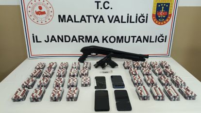 Malatya'da Jandarmadan Uyuşturucu Baskını: 4 Gözaltı