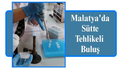 Malatya'da Sütte Tehlikeli Buluş