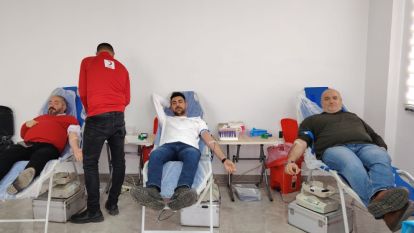 Pütürge'de Kızılay Kan Bağışı Kampanyası