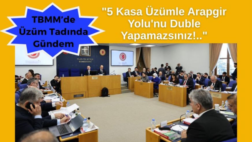 "5 Kasa Üzümle Arapgir Yolu'nu Duble Yapamazsınız!.."