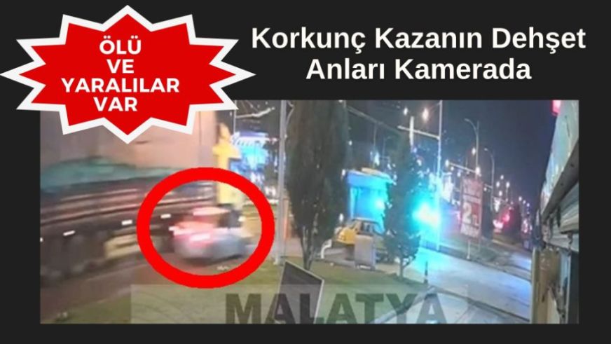 Korkunç Kazanın Dehşet Anları Kamerada
