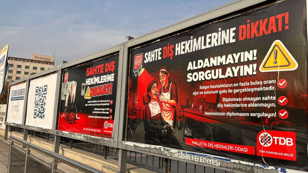 Panolara Uyarı Afişleri: Malatya'da Sahte Hekim Tehlikesi