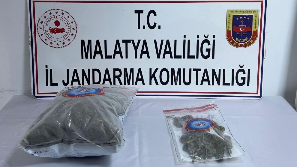 Arapgir'de 1 Zanlı Gözaltında: 3 Kilo Esrar Bulundu