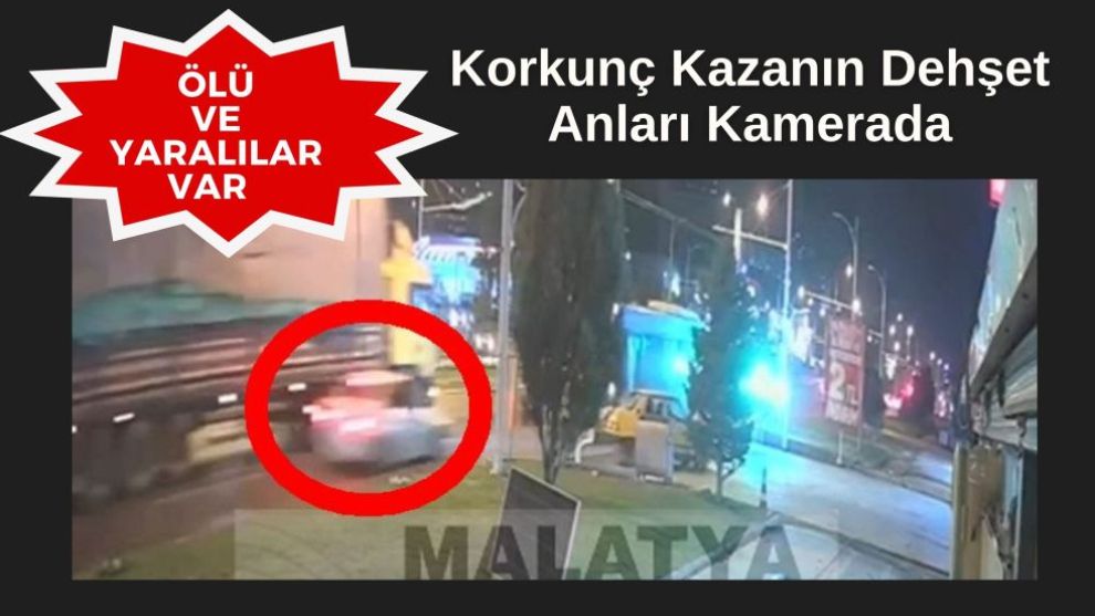 Korkunç Kazanın Dehşet Anları Kamerada