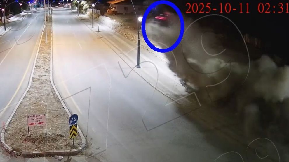 Malatya'da Bu otomobil nasıl 60 metre havalandı?