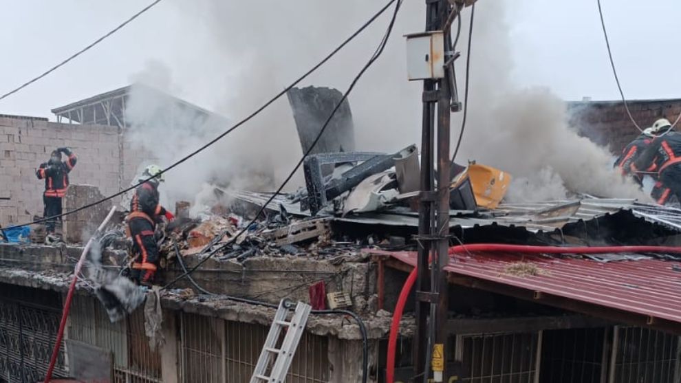 Malatya'da Sanayi Sitesinde Yangın Paniği
