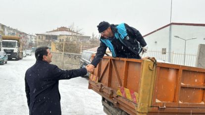Başkan Ekiplerle Sahaya Çıktı 