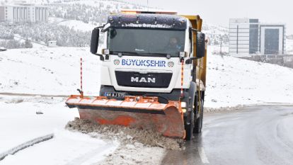 Malatya Büyükşehir 269 araç ve bin 117 personelle sahada