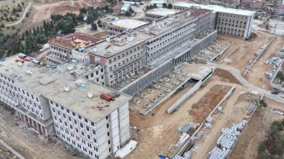 Malatya'nın Yeni Adalet Binası Yükseldi, İçi Tamamlanıyor