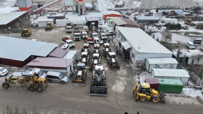 Yeşilyurt'ta Karla Mücadele Ekipleri Sahada