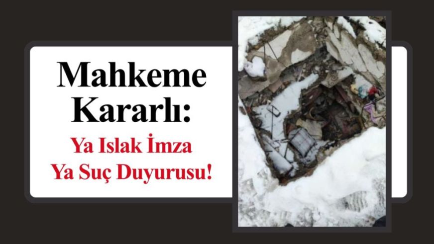 Mahkeme Kararlı: Ya Islak İmza Ya Suç Duyurusu!