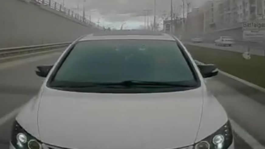 Makas Atan Sürücüye Sosyal Medya İhbarı Ceza