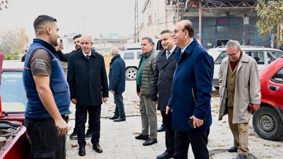 Başkan Geçit, ÖZSAN Sanayi Sitesi Esnafıyla Buluştu