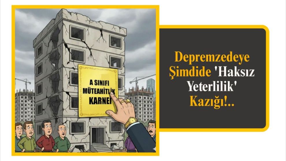 Depremzedeye Şimdide 'Haksız Yeterlilik' Kazığı!..