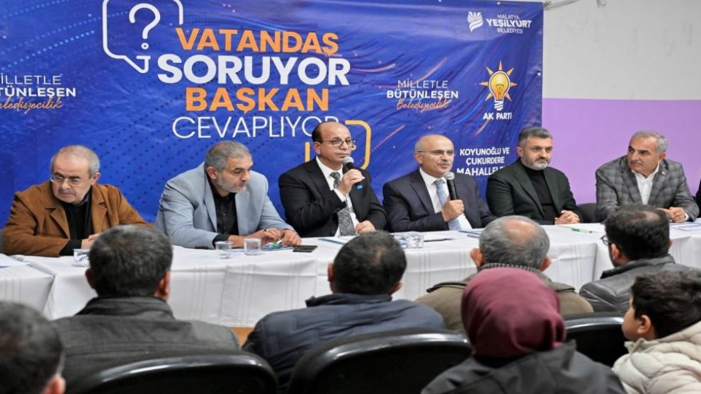 Koyunoğlu ve Çukurdere'de sorunlar masaya yatırıldı