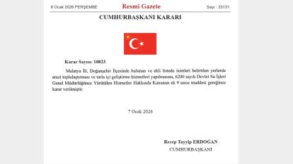 Cumhurbaşkanı'ndan Doğanşehir İçin Flaş Karar!