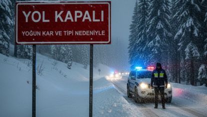 Malatya-Kayseri ve Malatya-Sivas Yolları Kar Nedeniyle Kapatıldı