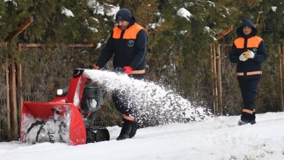 Yeşilyurt'ta Karla Mücadele Kesintisiz Sürüyor