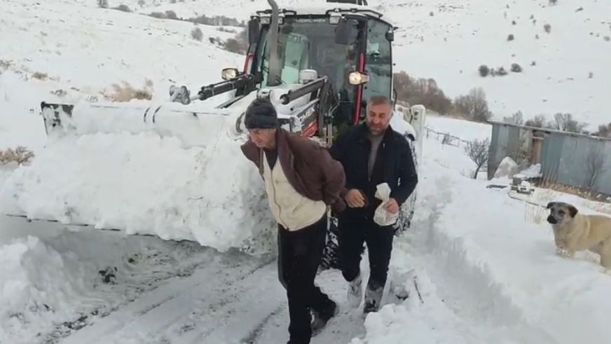 Kar "Geçemezsin" Dedi, Büyükşehir "Biz Buradayız" Dedi!