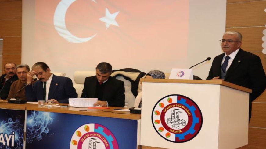 Malatya Zahireciler Esnaf Odasında Bülent Artun Güven Tazeledi